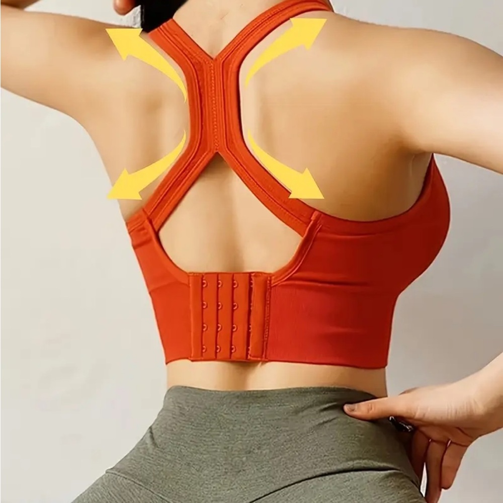 Callie Lives Miz Racerback 2PACK: XLRG Quadruple Hook & Eye Sports Bra 2PCS - Picture 3 of 6